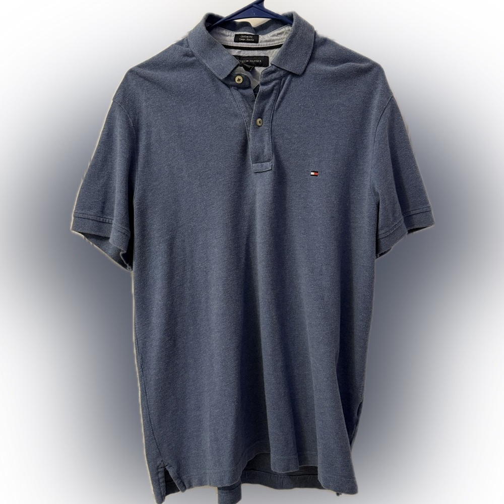 Tommy Hilfiger Men's Navy Polo Shirt